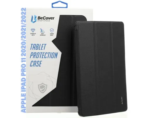 Чохол до планшета BeCover Tri Fold Hard TPU Apple iPad Pro 11 2020/2021/2022 Black (711109)