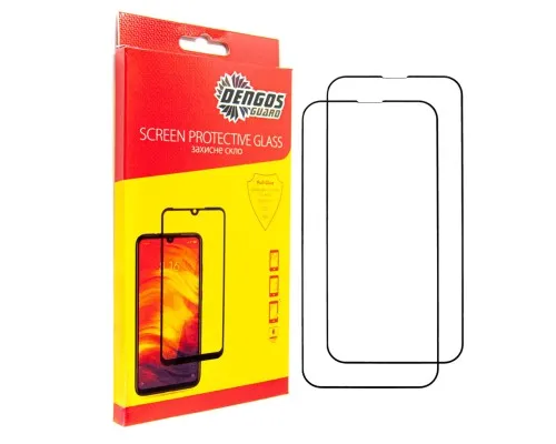 Стекло защитное Dengos iPhone 13/13 Pro 2pcs kit (DG-TG2P-31)