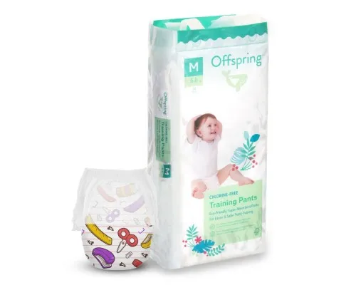 Подгузники Offspring Трусики Crafty размер M 6-11 кг 42 шт (DP-OI-FAP-M42P-CRA)