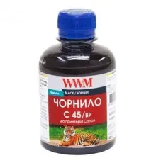 Чорнило WWM CANON PG440/445/PGI450 Black Pigment (C45/BP)