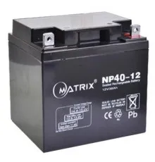 Батарея до ДБЖ Matrix 12V 40AH (NP40-12)