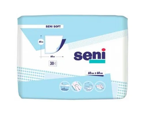 Пелюшки для малюків Seni Soft 60x60 см 30 шт (5900516691288)