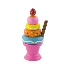 Игровой набор Viga Toys Мороженое с фруктами. Клубничка" (51321)