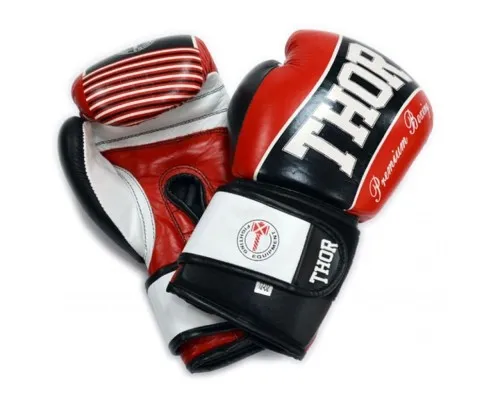 Боксерські рукавички Thor Thunder 10oz Red (529/13(Leather) RED 10 oz.)