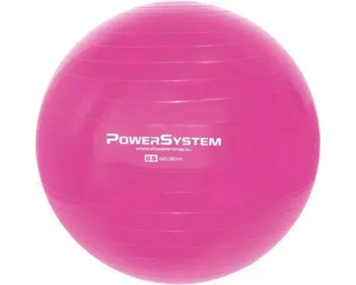 Мяч для фітнесу Power System PS-4012 65cm Pink (4012PI-0)