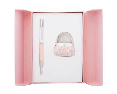 Ручка шариковая Langres набор ручка + крючок для сумки Sense Розовый (LS.122031-10)