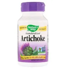 Трави Nature's Way Артишок, Artichoke, Standardized, Nature's Way 60 капсул (NWY-64600)