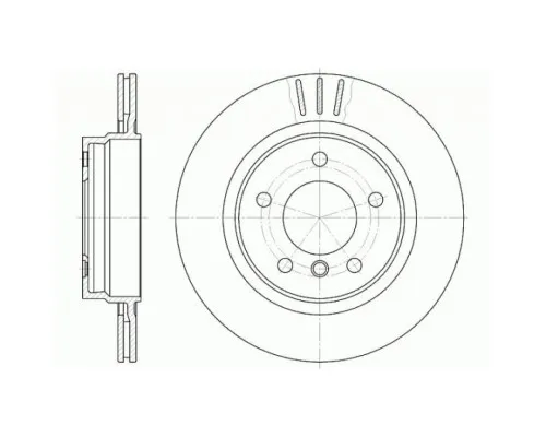 Гальмівний диск REMSA 6722.10