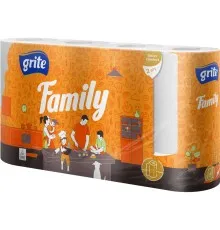 Бумажные полотенца Grite Family 2 слоя 4 рулона (4770023348576)