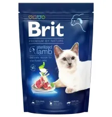 Сухой корм для кошек Brit Premium by Nature Cat Sterilized Lamb 1.5 кг (8595602553167)