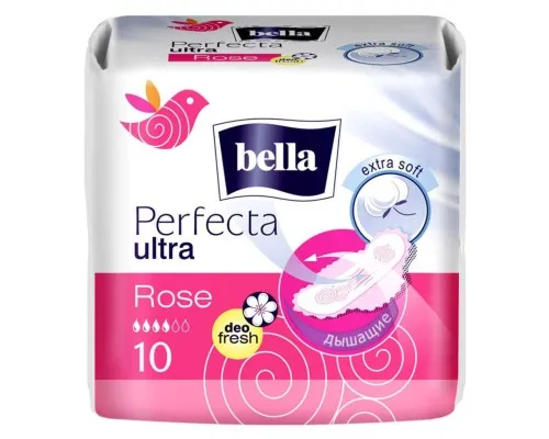Гигиенические прокладки Bella Perfecta Ultra Rose Deo Fresh 10 шт. (5900516305918)