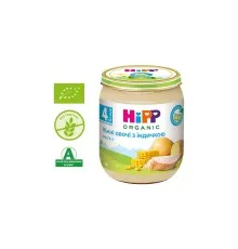 Детское пюре HiPP Organic Ніжні овочі з індичкою, 125 г (9062300131328)