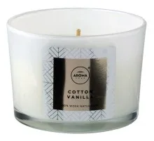 Ароматическая свеча Aroma Home Elegance Cotton Vanilla 115 г (5902846836650)