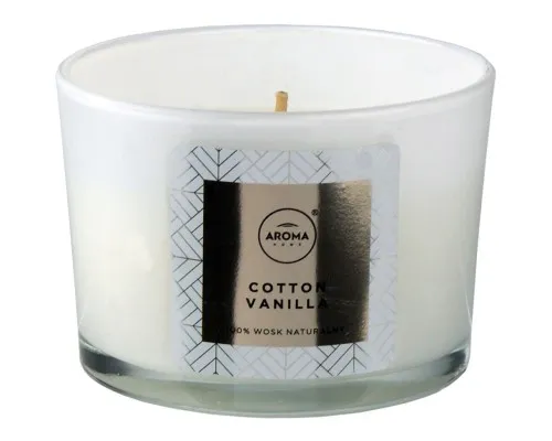 Ароматическая свеча Aroma Home Elegance Cotton Vanilla 115 г (5902846836650)