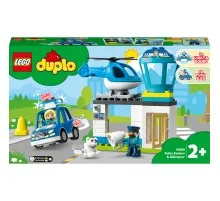 Конструктор LEGO DUPLO Town Полицейский участок и вертолет 40 деталей (10959)