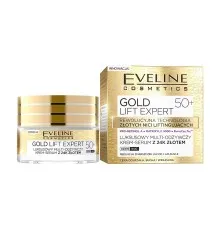 Крем для обличчя Eveline Cosmetics Gold Lift Expert Мультиживильний 50+ 50 мл (5901761941944)