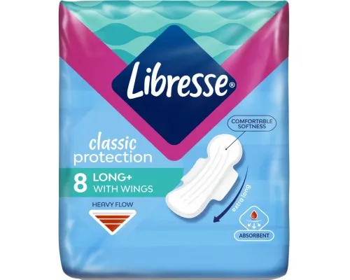 Гигиенические прокладки Libresse Classic Protection Long 8 шт. (7322541233512)