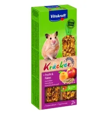 Ласощі для гризунів Vitakraft Kracker з фруктами для хом'яків 2 шт (4008239251541)