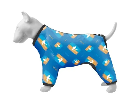 Дощовик для тварин Collar WAUDOG Clothes Прапор XS25 В 36-38 см, С 26-28 см (5325-0229)