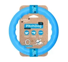 Іграшка для собак Collar PitchDog Кільце для апортування 17 см блакитне (62362)