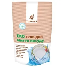 Средство для ручного мытья посуды Tortilla Эко гель запаска 500 мл (4820178060974)
