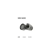 Натяжитель ремня с роликом SKF VKM 36030