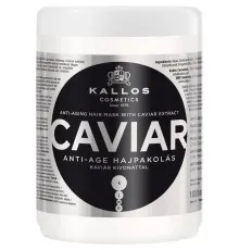 Маска для волос Kallos Cosmetics Caviar для восстановления волос с экстрактом черной икры 1000 мл (5998889512224)