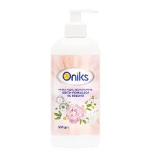 Жидкое мыло Oniks Увлажняющее Цветы ромашки и пиона 500 г (4820191760431)