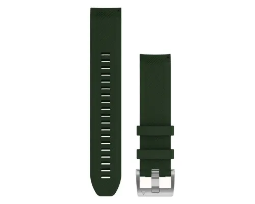 Ремешок для смарт-часов Garmin MARQ, QuickFit 22m, Pine Green Silicone (010-13008-01)