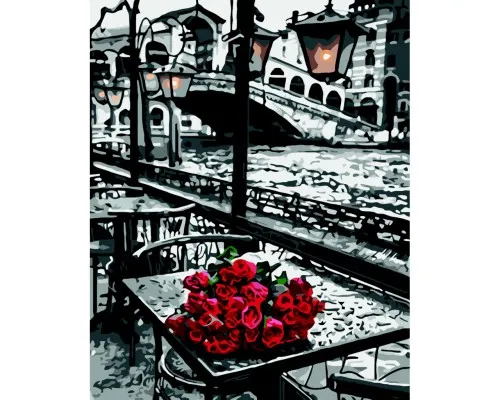 Картина по номерам ZiBi Червоні троянди 40*50 см ART Line (ZB.64194)