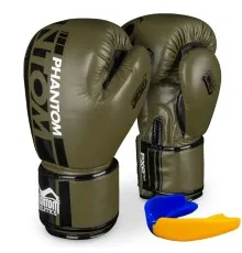 Боксерские перчатки Phantom APEX Army Green 14oz (PHBG2400-14)