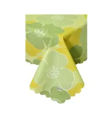 Скатертина Прованс водовiдштовхуюча Simfoni Зелені квіти 180х140 см (4823093413030)
