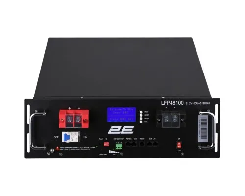 Батарея LiFePo4 2E LiFePO4 48V-100Ah, 19 LCD 16S (2E-LFP48100-LCD)