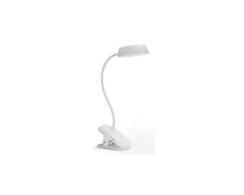 Настольная лампа Philips LED Reading Desk lamp Donutclip 3W, 4000K, 1200mAh (Lithium battery), білий (929003179727)