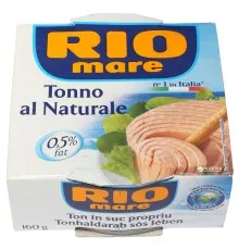 Рыбные консервы Rio Mare Тунец в собственном соке 160 г (80040446)