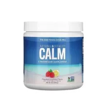 Минералы Natural Vitality Антистрессовый напиток, вкус малина лимон, CALM, Powder Raspberr (PTG-04350)