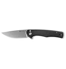 Нож Sencut Crowley Stonewash Black Micarta (S21012-2)