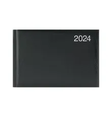 Еженедельник Brunnen датированный 2024 карманный Miradur A6 72 Черный (73-755 60 904)