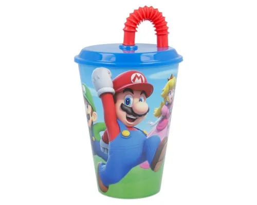 Поильник-непроливайка Stor Easy Sport Tumbler 430 мл Super Mario (Stor-21430)