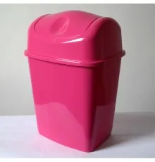 Контейнер для мусора ММ Пласт Розовый 14 л (ММ 14/рожевий)