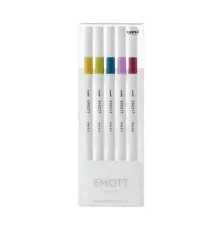Лайнер UNI набір Emott Retro Color 0.4 мм 5 кольорів (PEM-SY/5C.08RC)