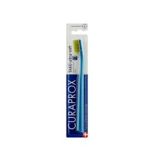 Зубна щітка Curaprox CS 5460 Ultra Soft Ультрам'яка D 0.10 мм Синя із салатовою щетиною (CS 5460-26)