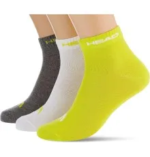 Шкарпетки Head Quarter 3P Unisex 761011001-004 3 пари Жовтий/Сірий/Білий 35-38 (8720245075923)