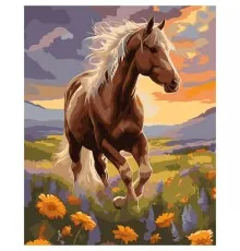 Картина по номерам Santi Кінь на лузі 40х50 см (954804)