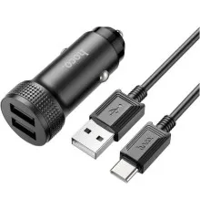 Зарядний пристрій HOCO Z49 Level 2xUSB Black (6931474795663)