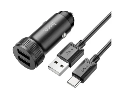 Зарядное устройство HOCO Z49 Level 2xUSB Black (6931474795663)