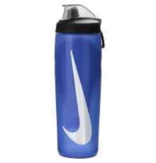 Бутылка для воды Nike Refuel Bottle Locking Lid 24 OZ синій, чорний, сріблястий 709 мл N.100.7668.423.24 (887791745248)