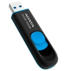 USB флеш накопитель ADATA 512GB AUV 128 Black/Blue USB 3.2 (AUV128-512G-RBE)