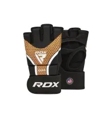 Рукавички для MMA RDX Aura Plus T-17 Black Golden S (GGR-T17BGL-S+)