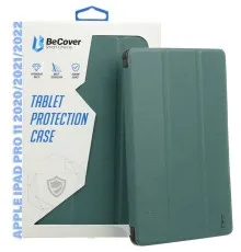 Чохол до планшета BeCover Tri Fold Hard TPU Apple iPad Pro 11 2020/2021/2022 Dark Green (711110)